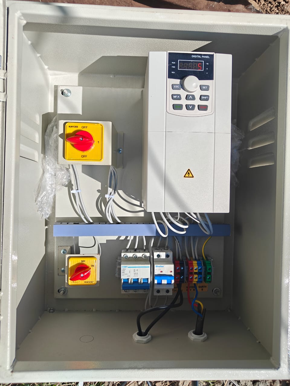 7.5HP Solar Pump Controller IP54 AC With Changover